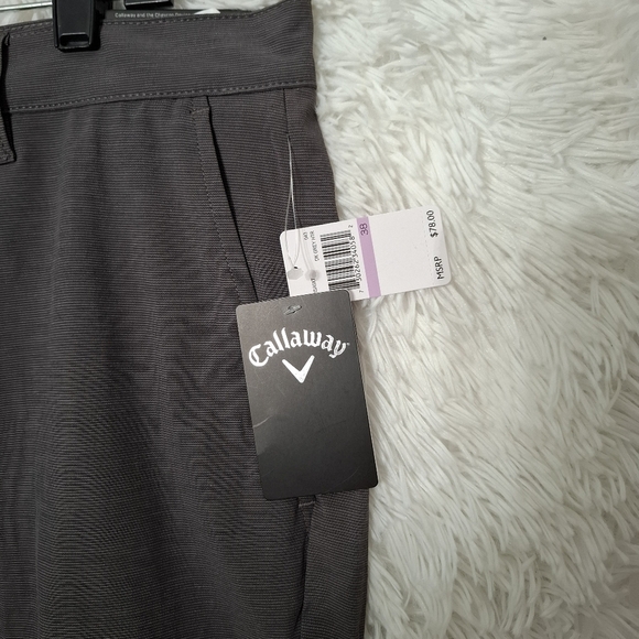 Callaway Men's Opti-Dri Golf Shorts Size 38W Gray New - Picture 4 of 14
